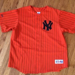 red new york yankees jersey